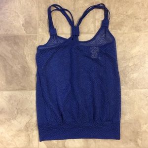 Eyelash Couture Blue Tank Top